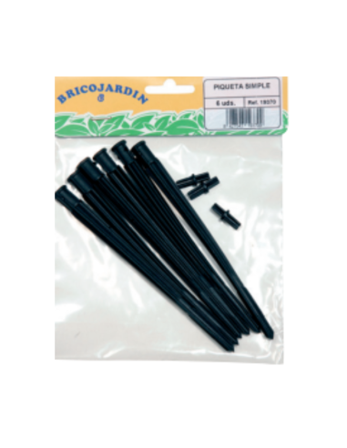 Piqueta simple riego (6 uds) embalaje